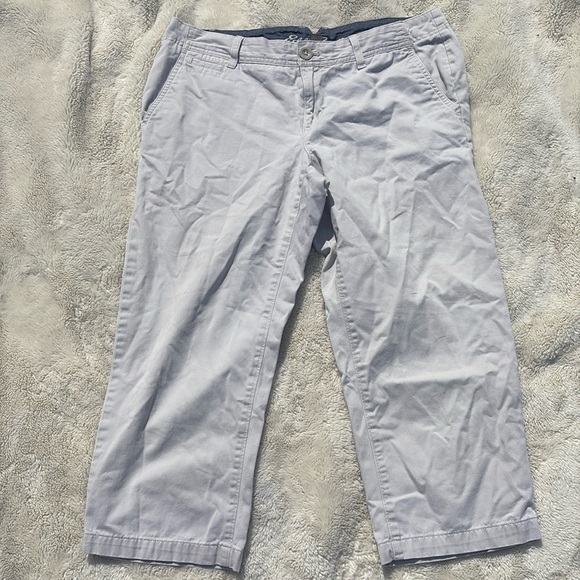 Eddie Bauer Low-Rise Cotton Pants – Size 10 |Straight Leg | Slightly Curvy Fit - Picture 1 of 6